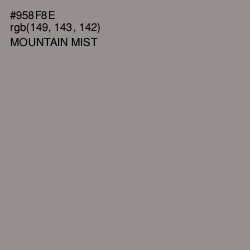 #958F8E - Mountain Mist Color Image